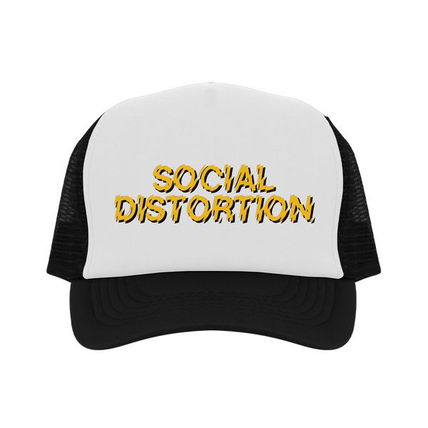 Social Distortion - Born to Kill Wavy Logo Trucker Hat (Caps)
