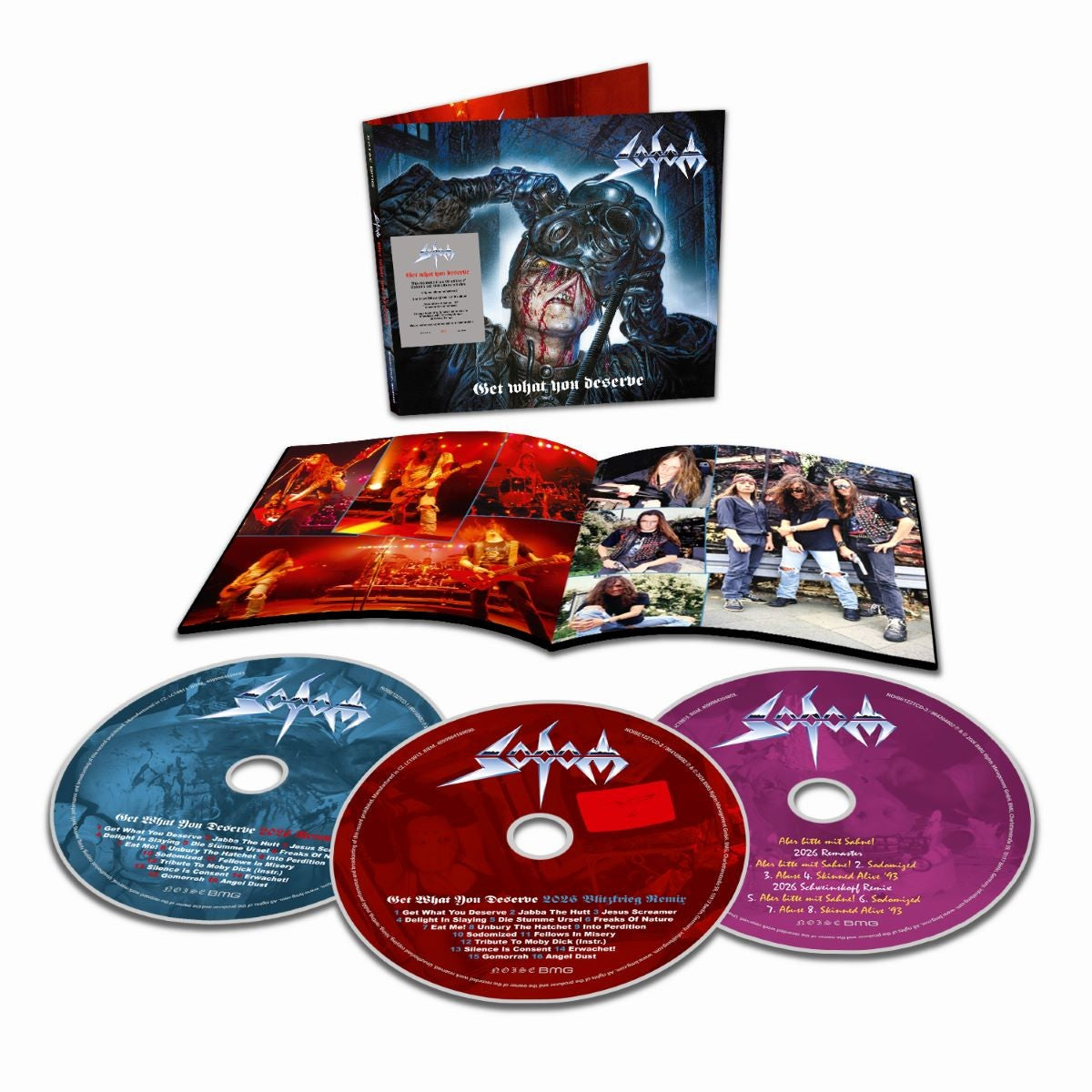 Sodom Get What You Deserve 3CD 430468