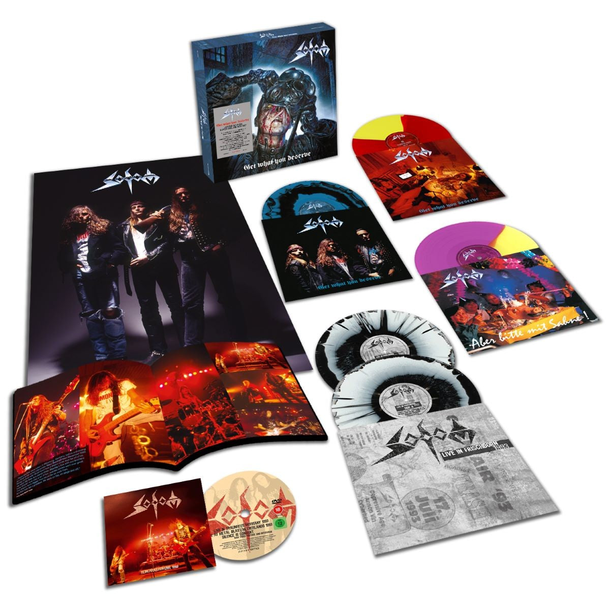 Sodom Get What You Deserve Deluxe Boxset 430476