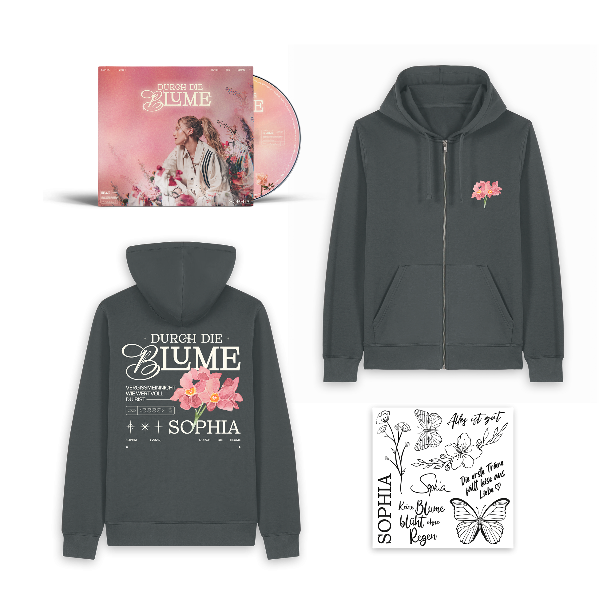 Sophia Durch Die Blume CD + Zipper 422480