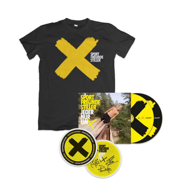 Sportfreunde Stiller - JEDER NUR EIN X (Ltd. Deluxe Edition 2CD + T-Shirt + signierter Bierdeckel)