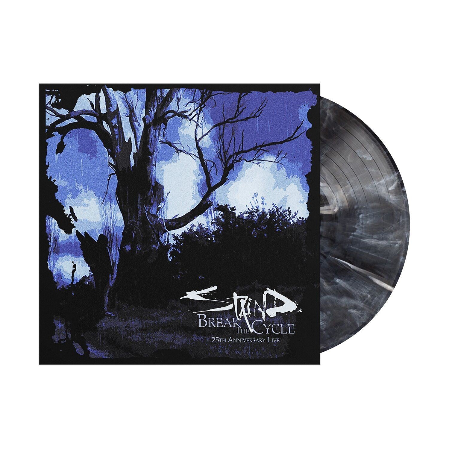 Staind Break The Cycle (25th Anniversary Live) Black Ice Black Wave LP 449652