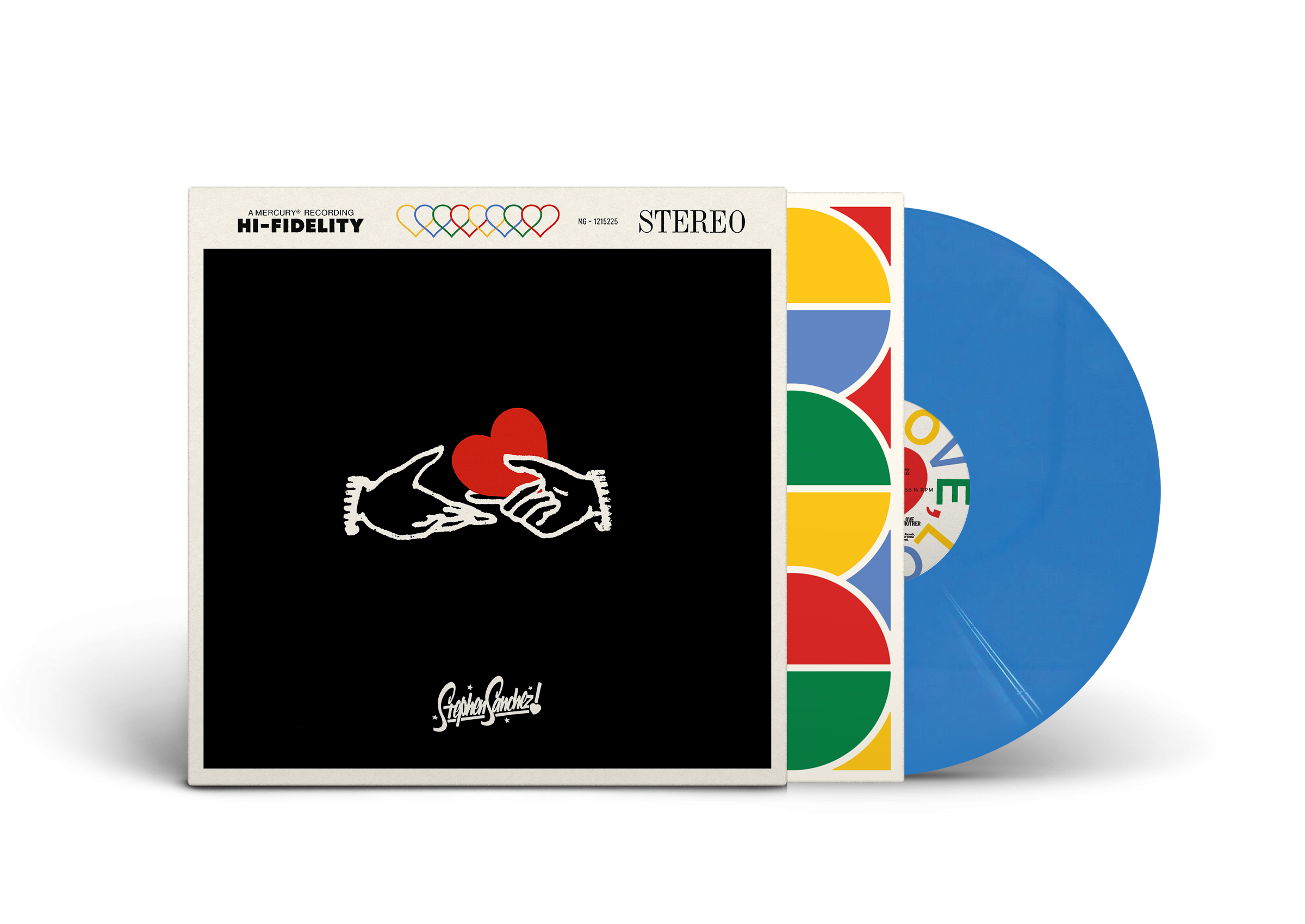 Stephen Sanchez LOVE, LOVE, LOVE Bright Blue Vinyl 437559