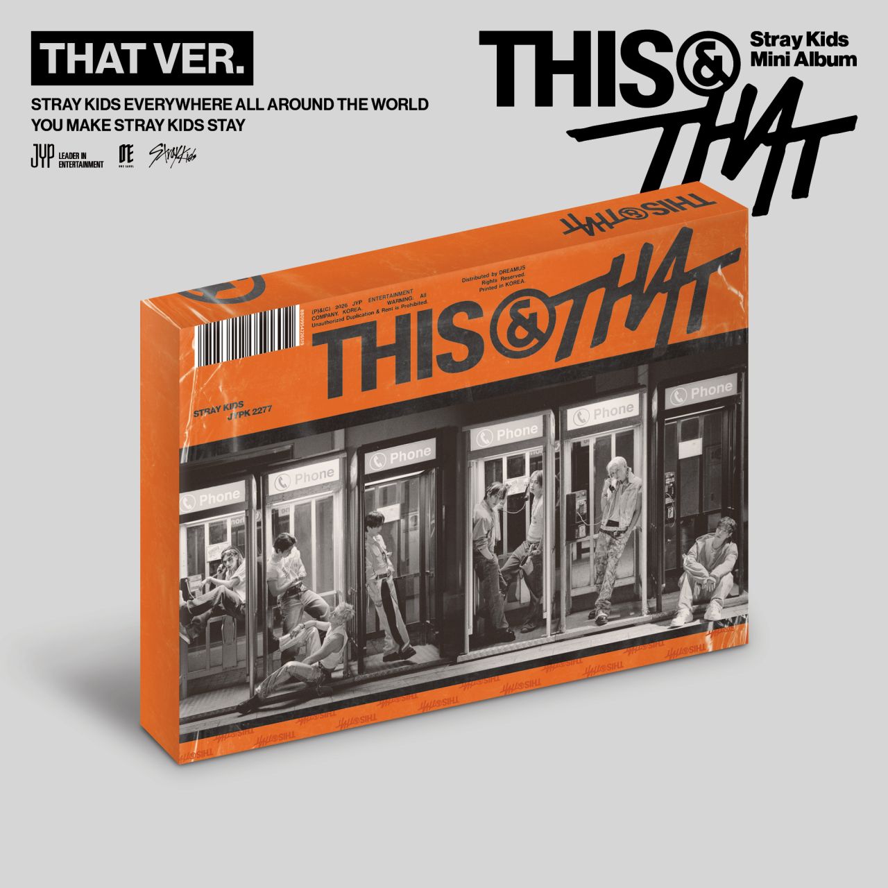 straykids アルバム　8形態　×10 未開封　THIS&THAT Stray Kids - THIS & THAT (THAT VER.) - The Circle