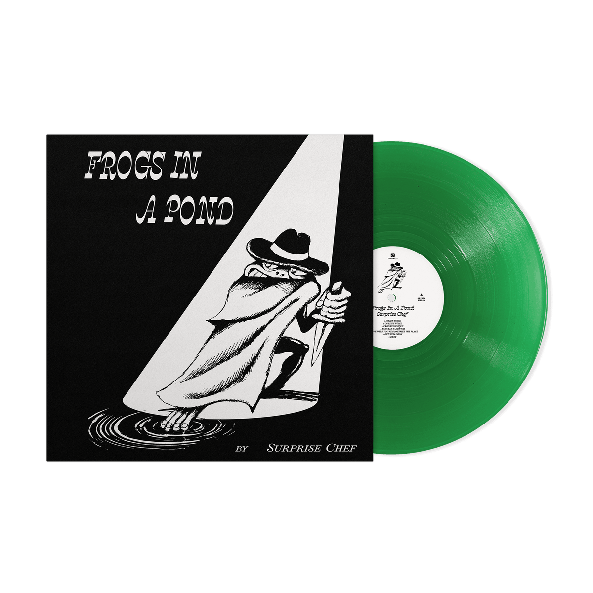 Surprise Chef Frogs In A Pond  Evergreen Vinyl LP 462465