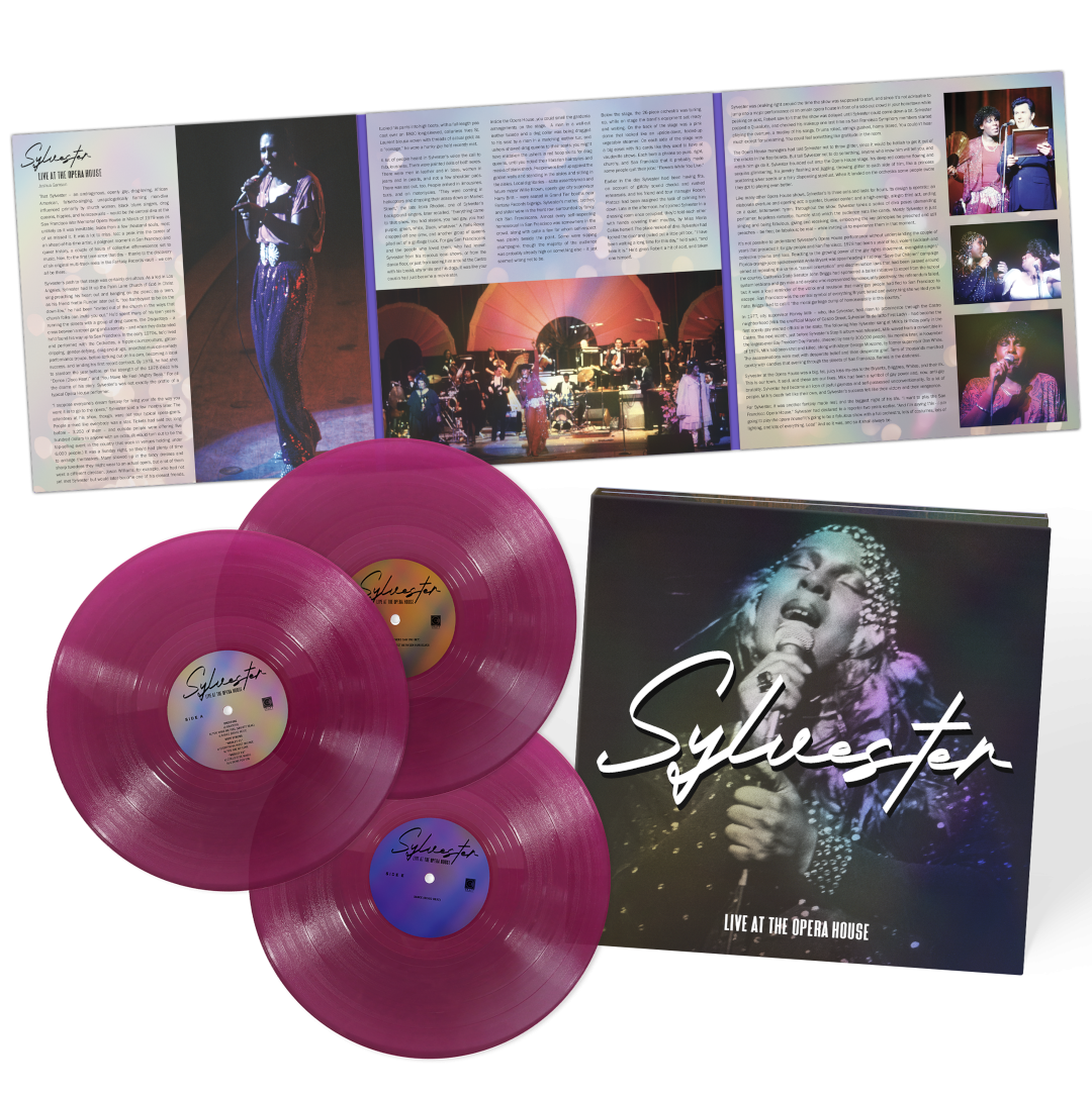 Sylvester Live At The Opera House 3LP translucent Grape coloured Vinyl 369761