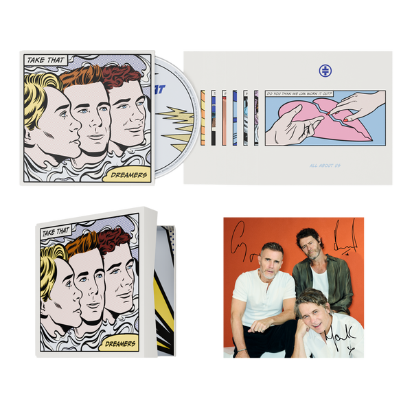 Take That - Dreamers (Deluxe CD + Signed Art Card)