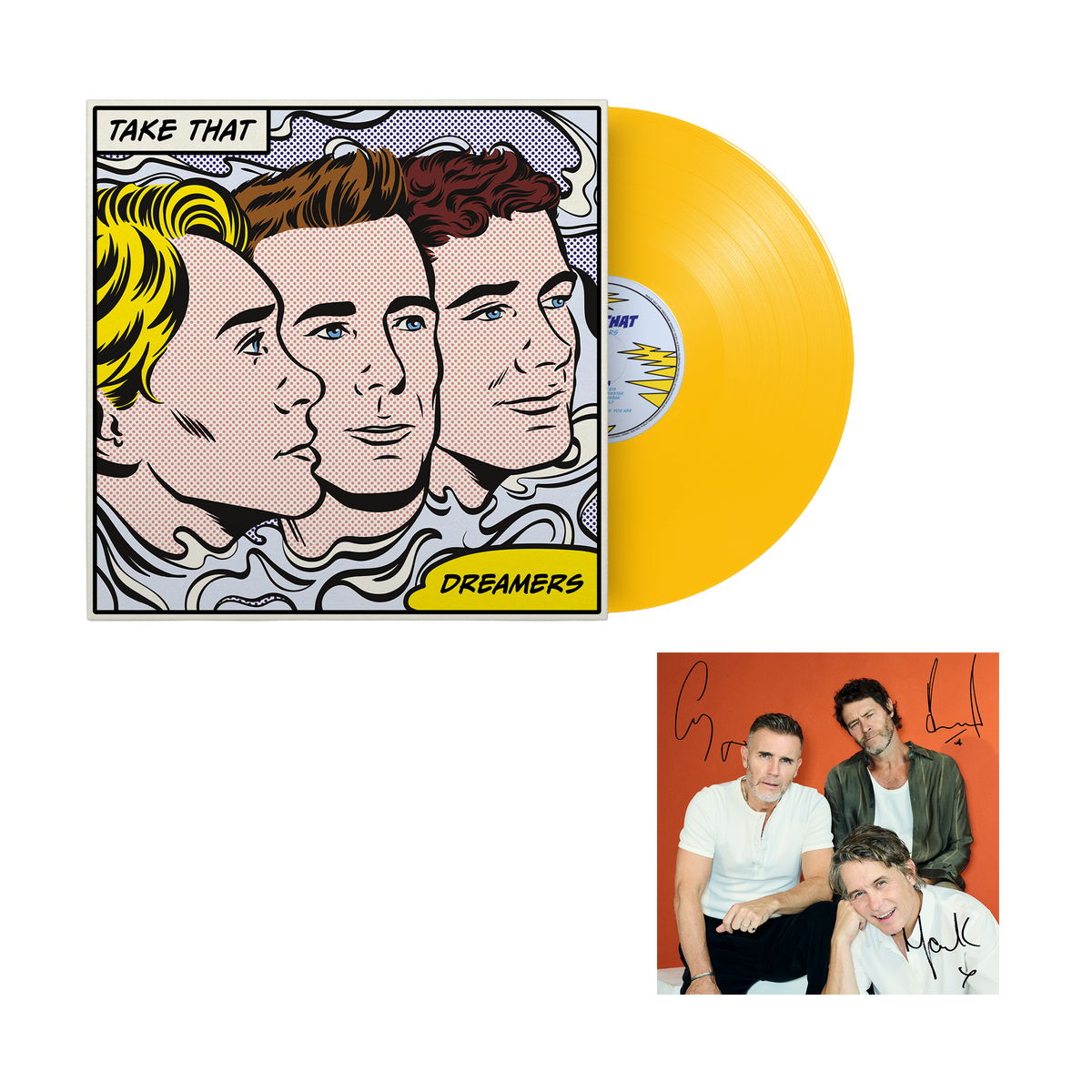 Take That Dreamers Store Exclusive LP + Signed Art Card 461469