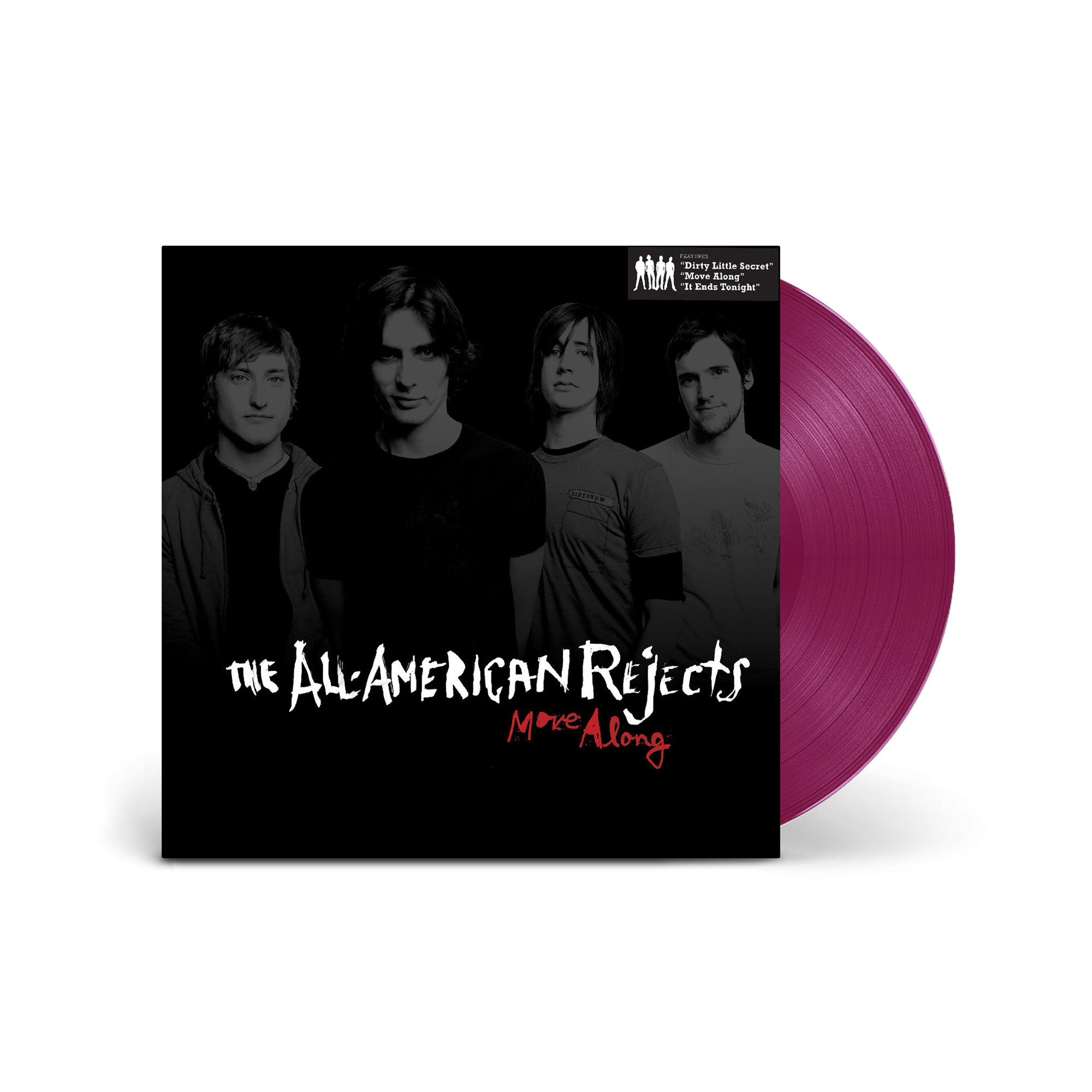 The All-American Rejects Move Along Translucent Grape Vinyl LP 425352
