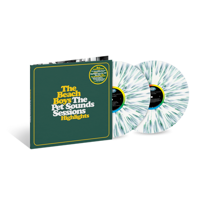 The Beach Boys The Pet Sounds Sessions Highlights  Exclusive Limited White / Green Splatter Vinyl 2LP 439335
