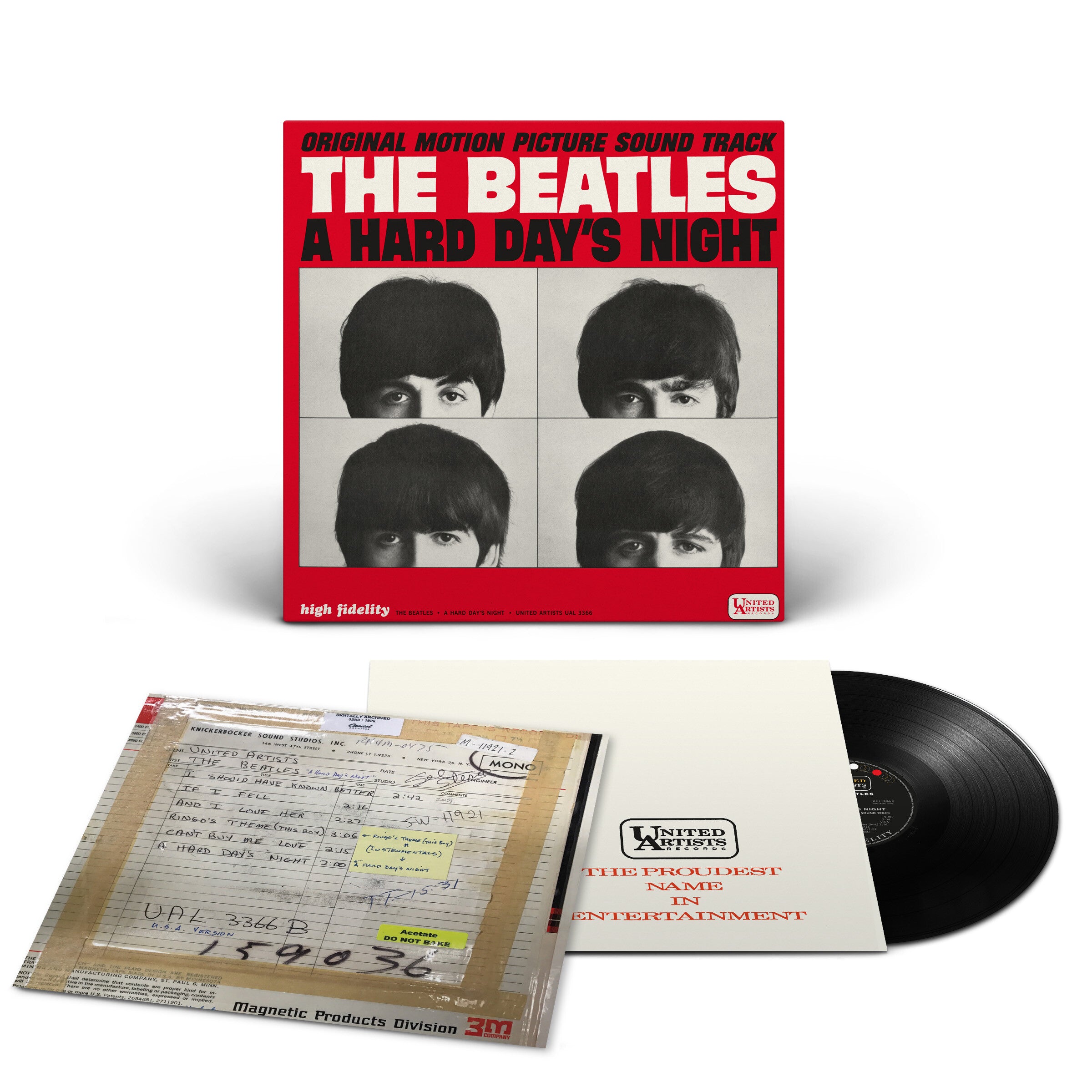 The Beatles A Hard Day’s Night (Original Motion Picture Sound Track) 1 LP - Black 377332