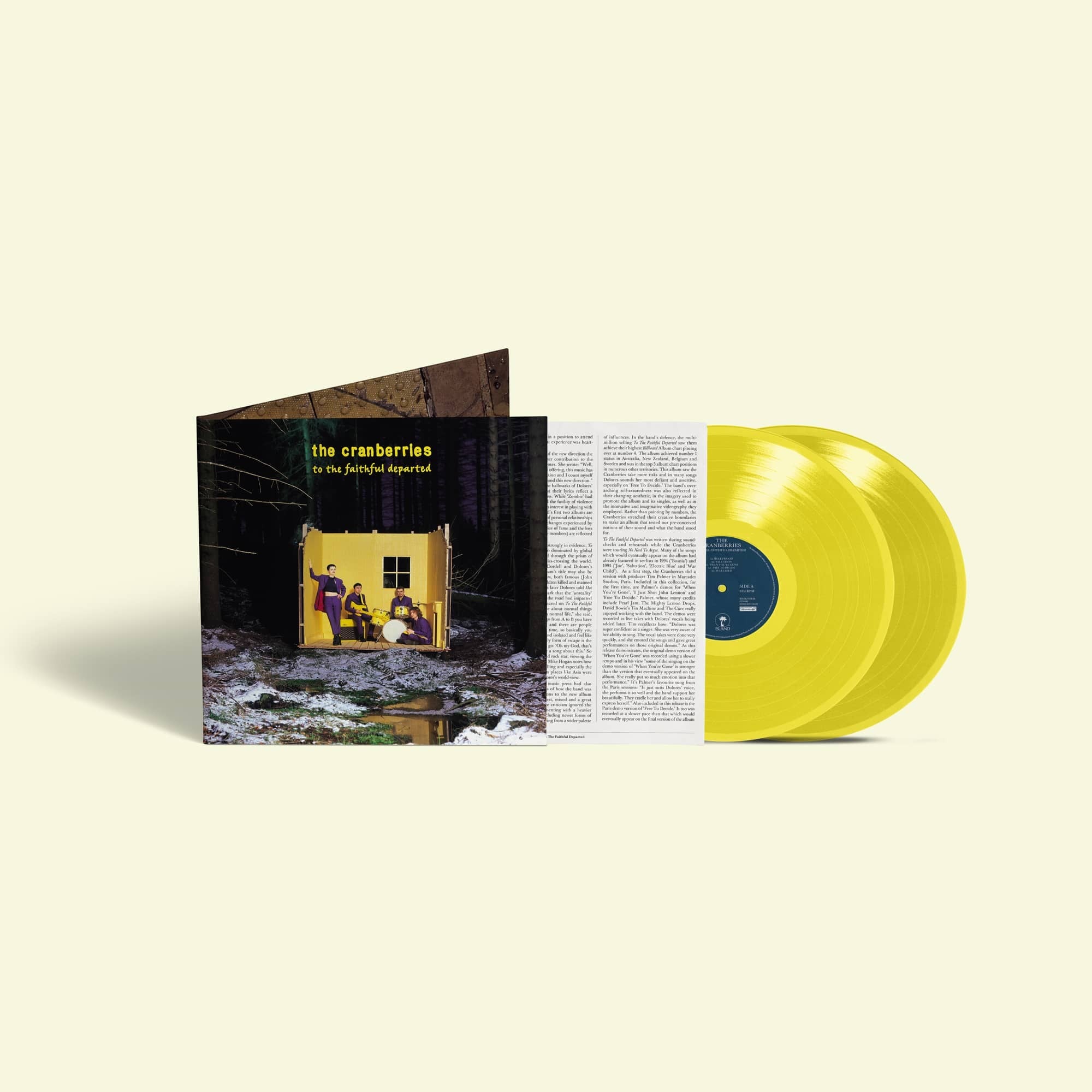 The Cranberries To The Faithful Departed Exclusive Limited Yellow Deluxe Remaster Vinyl 2LP 320028