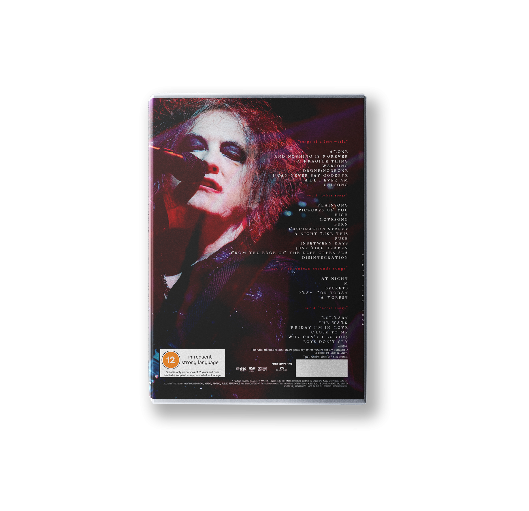 The Cure The Show Of A Lost World Troxy Live 2024 DVD 429948