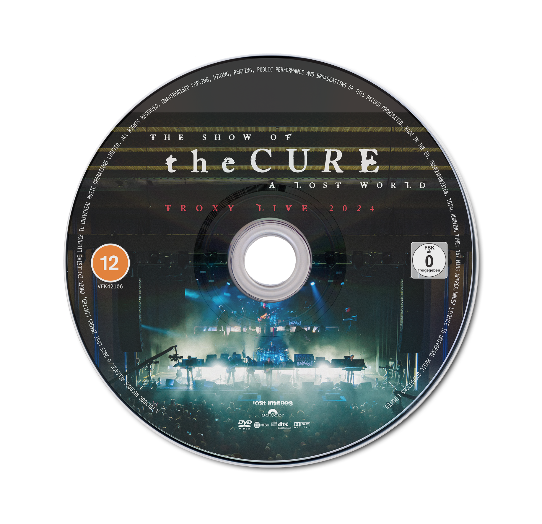 The Cure The Show Of A Lost World Troxy Live 2024 DVD 429950