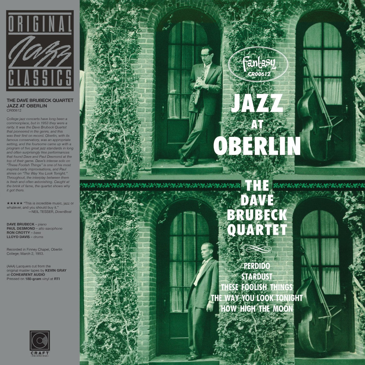 The Dave Brubeck Quartet Jazz At Oberlin LP 314932