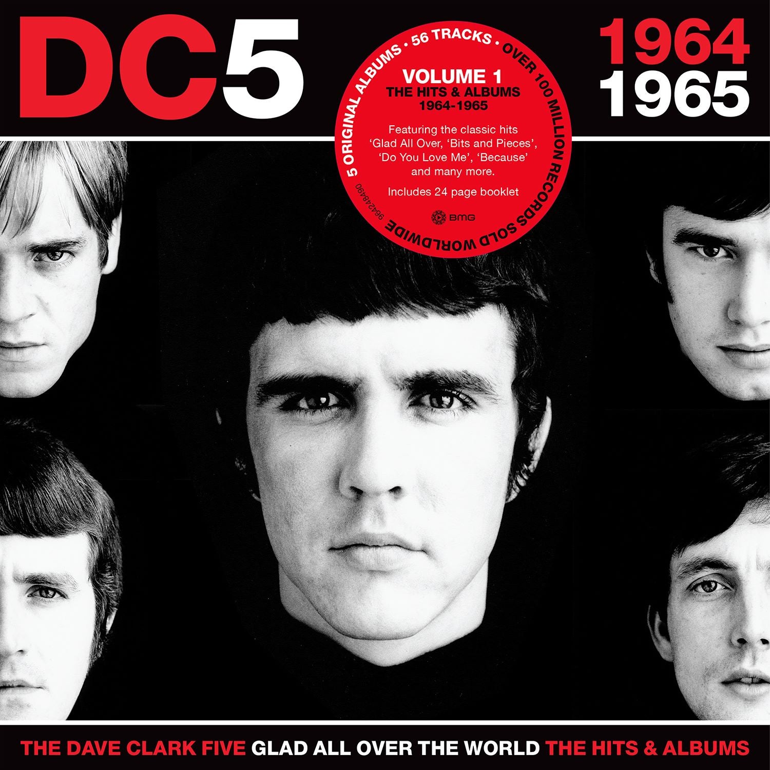The Dave Clark Five Glad All Over the World - The Hits & Albums (1964-1965) CD Box 457633
