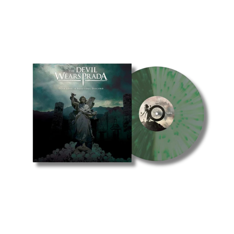 The Devil Wears Prada Dear Love: A Beautiful Discord Green & Clear Split with Green LP 459441