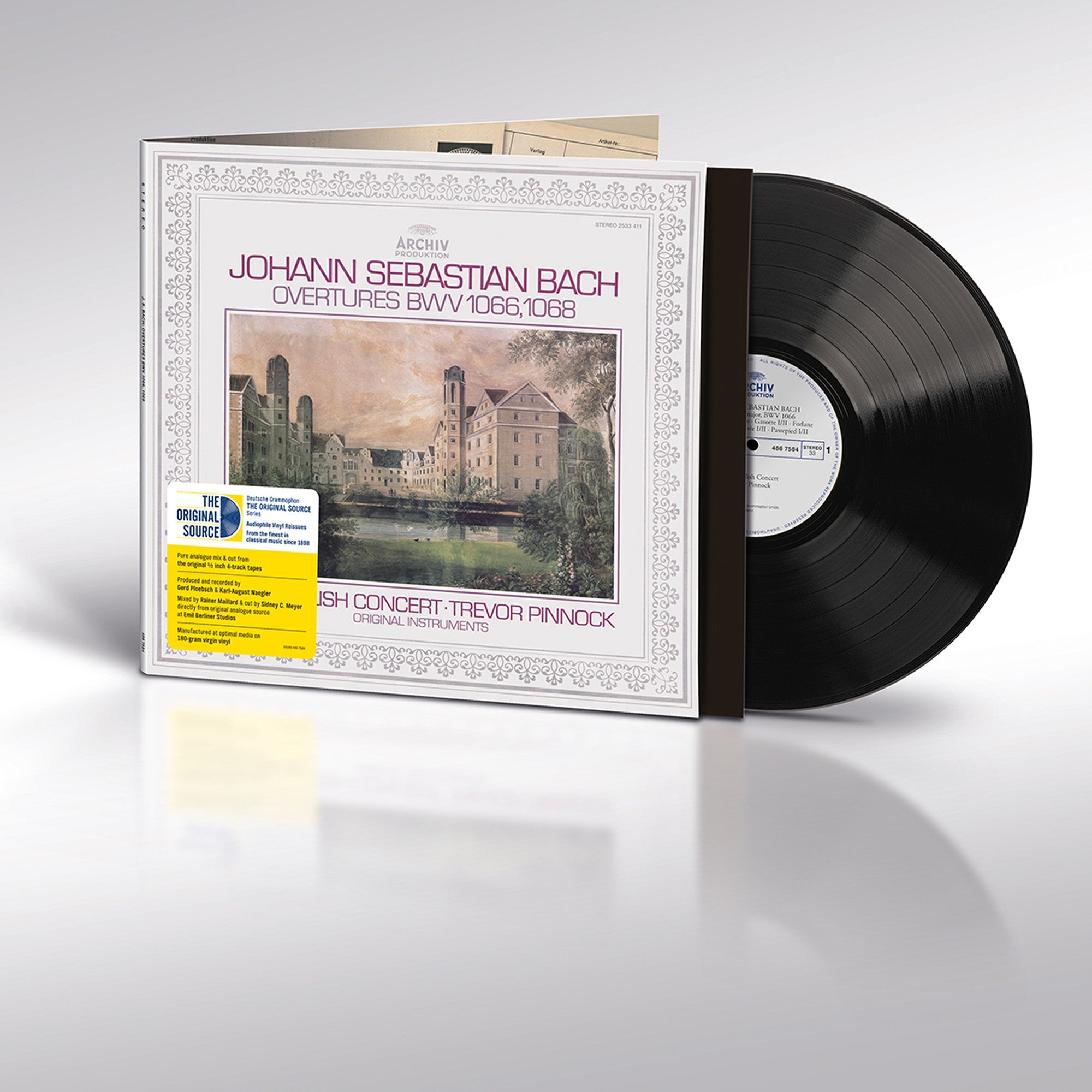 The English Concert & Trevor Pinnock Bach: Ouvertüren BWV 1066, 1068 Original Source Vinyl 416764