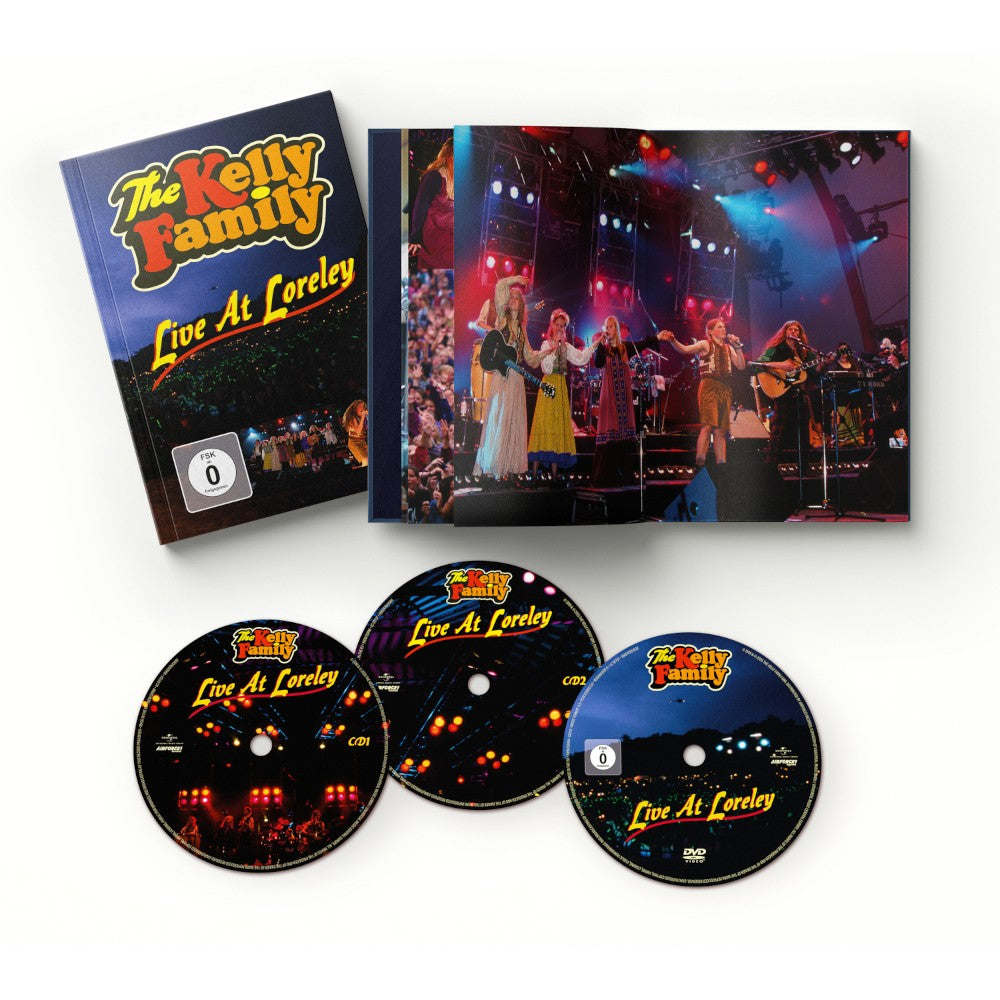 The Kelly Family Live At Loreley Deluxe Earbook 2CD + DVD 419048