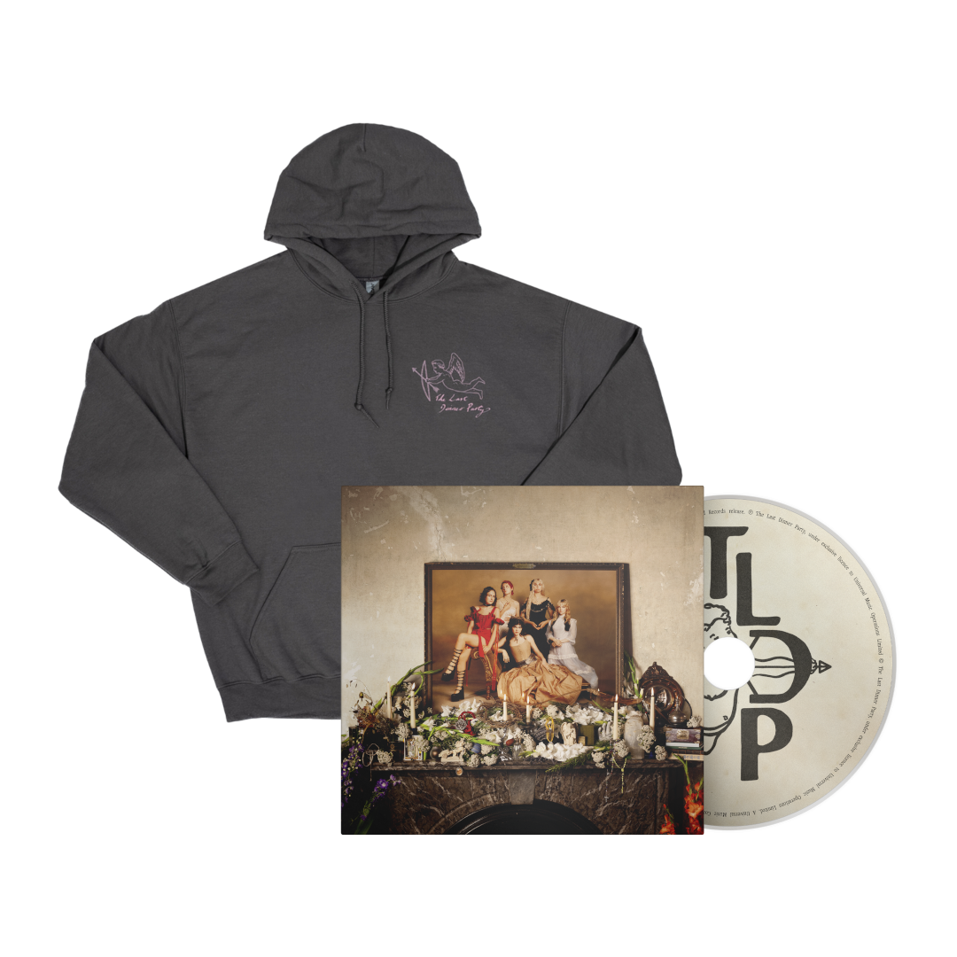 The Last Dinner Party Prelude To Ecstasy  CD + Cherub Grey Hoodie Bundle 335389
