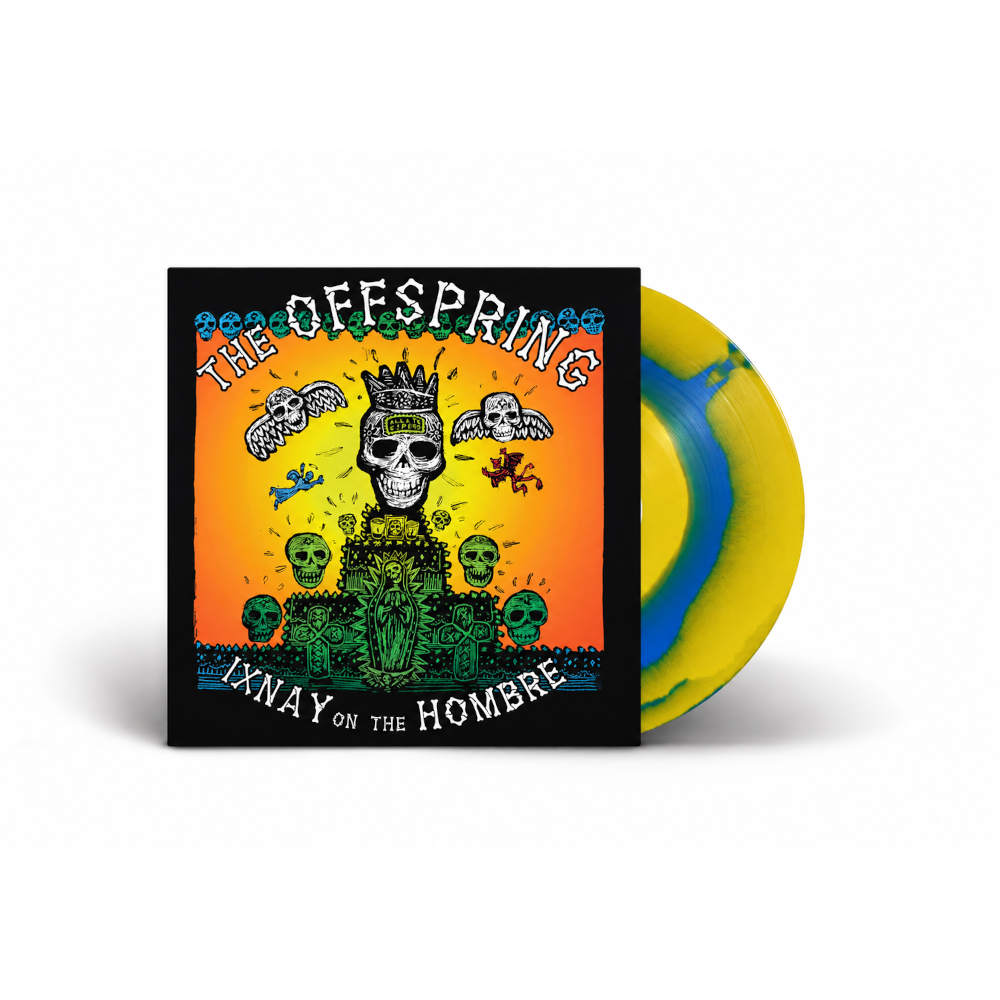 The Offspring Ixnay On The Hombre Limited Yellow & Blue Marble Vinyl LP 459709