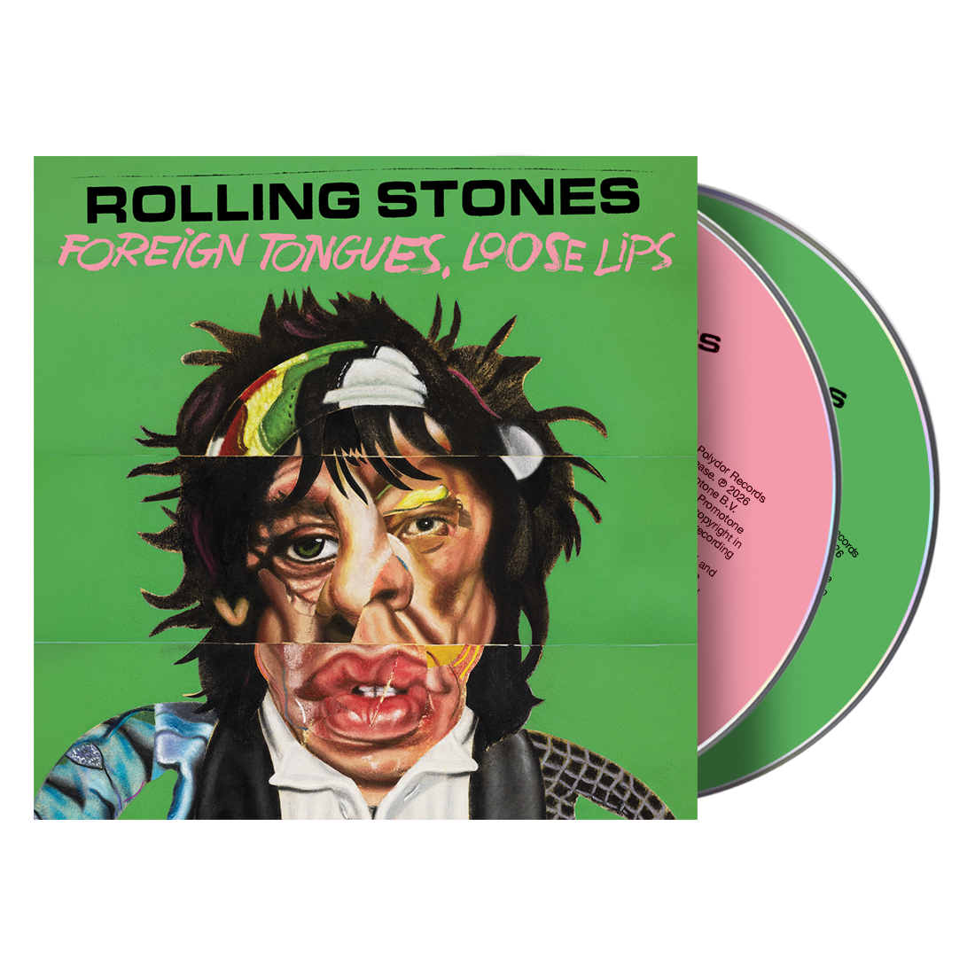 The Rolling Stones Foreign Tongues, Loose Lips 2CD + Loose Lips Tracklist T-Shirt Bundle 2CD + T-Shirt 463143