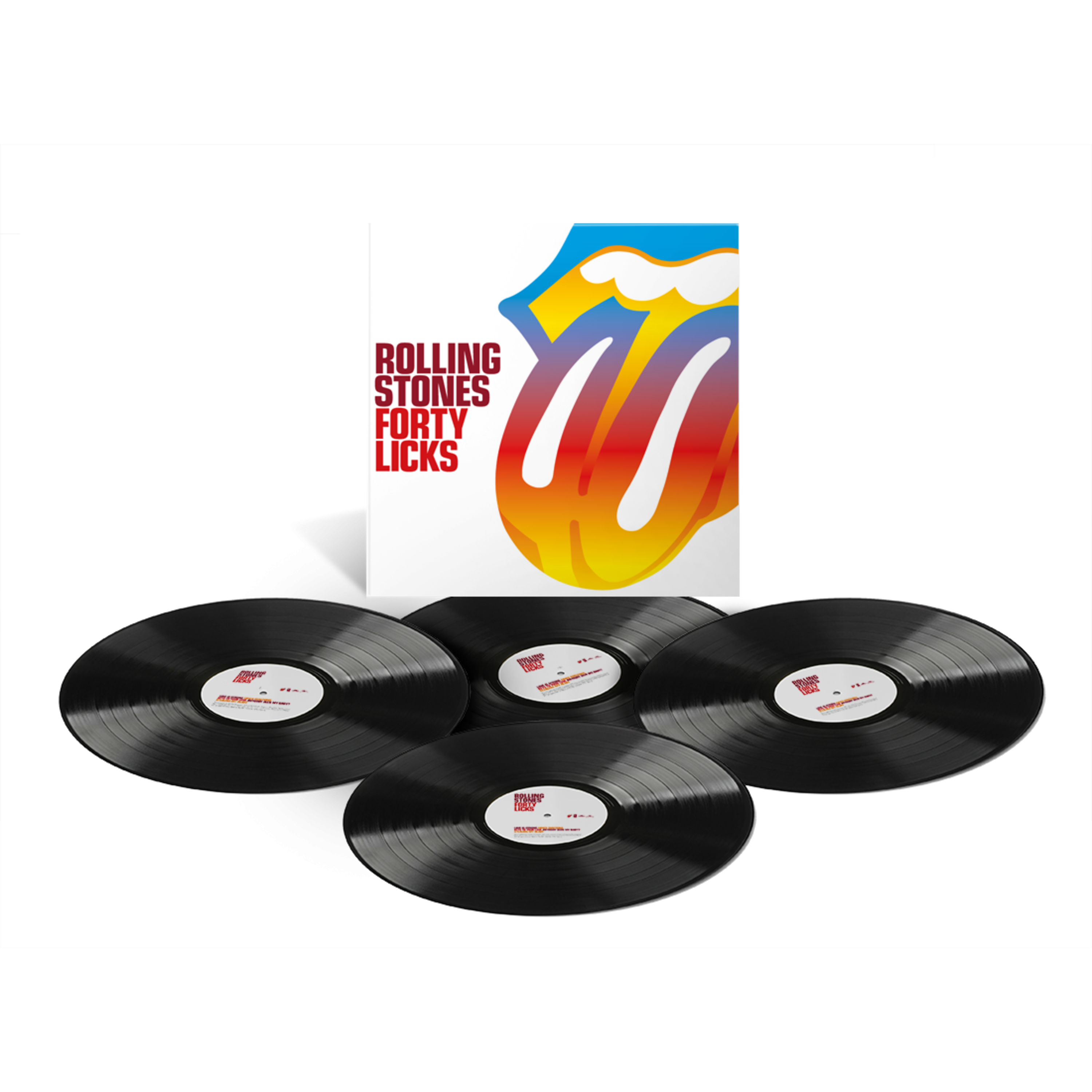 The Rolling Stones Forty Licks Limited 4LP + Gradient T-Shirt 307687