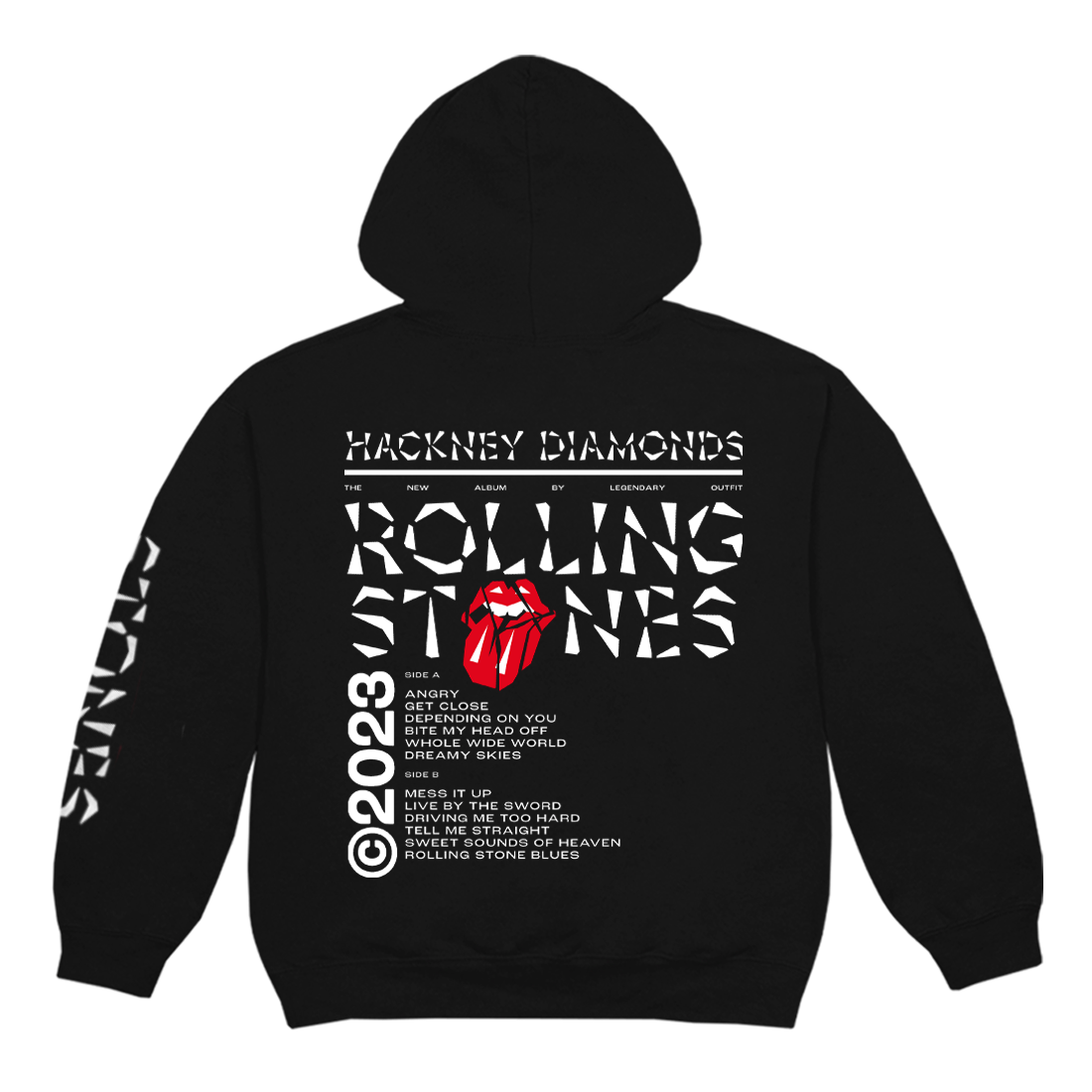 The Rolling Stones Hackney Diamonds Tracklist Hoodie 326538
