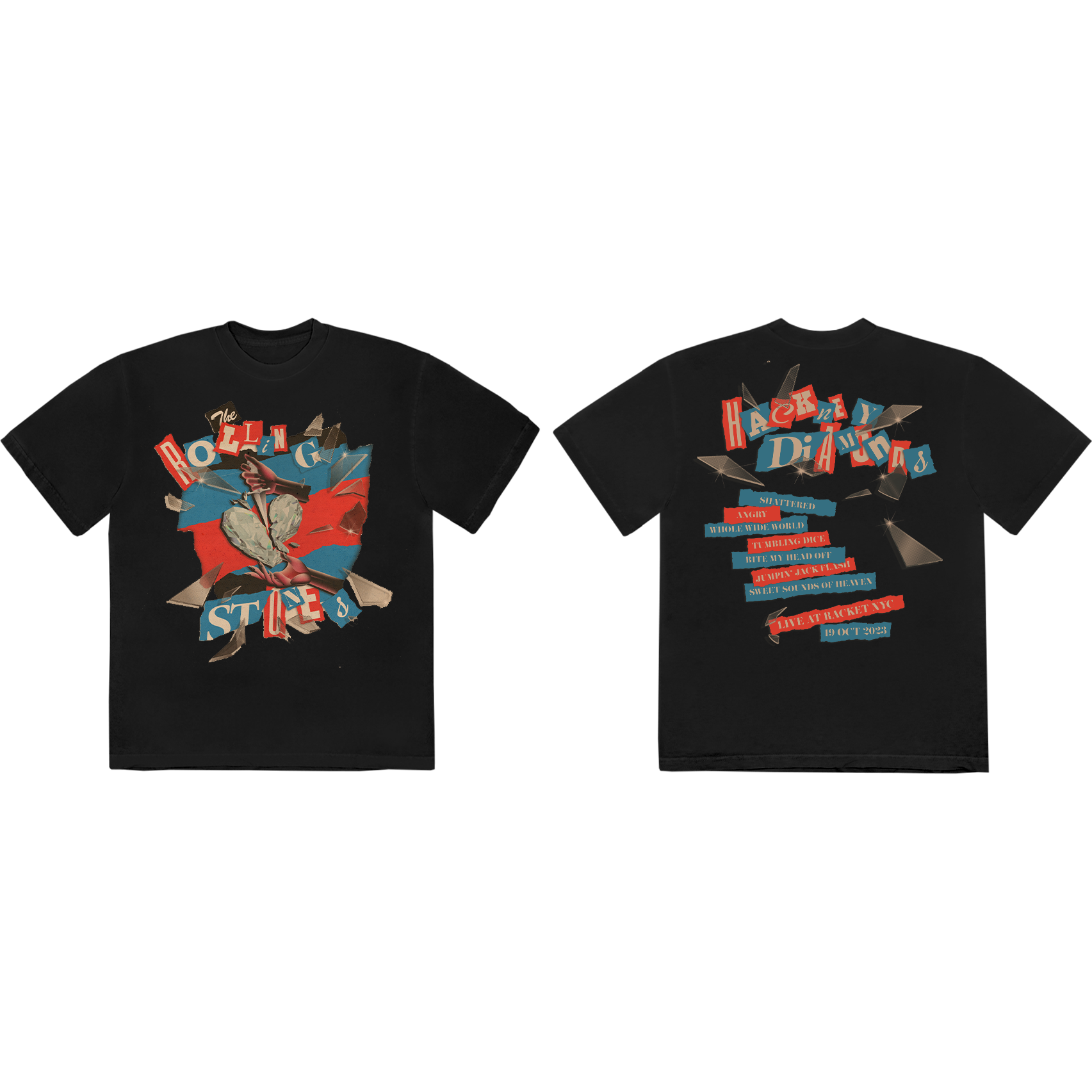 The Rolling Stones Hackney Diamonds 2LP + Setlist T-Shirt 378346