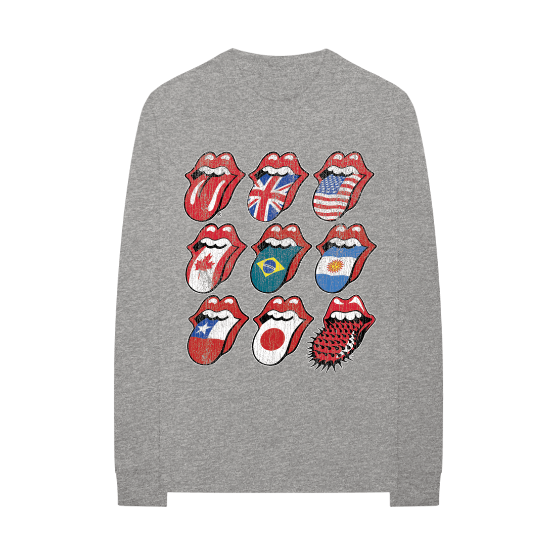 The Rolling Stones Voodoo Tour Tongues Longsleeve 189576