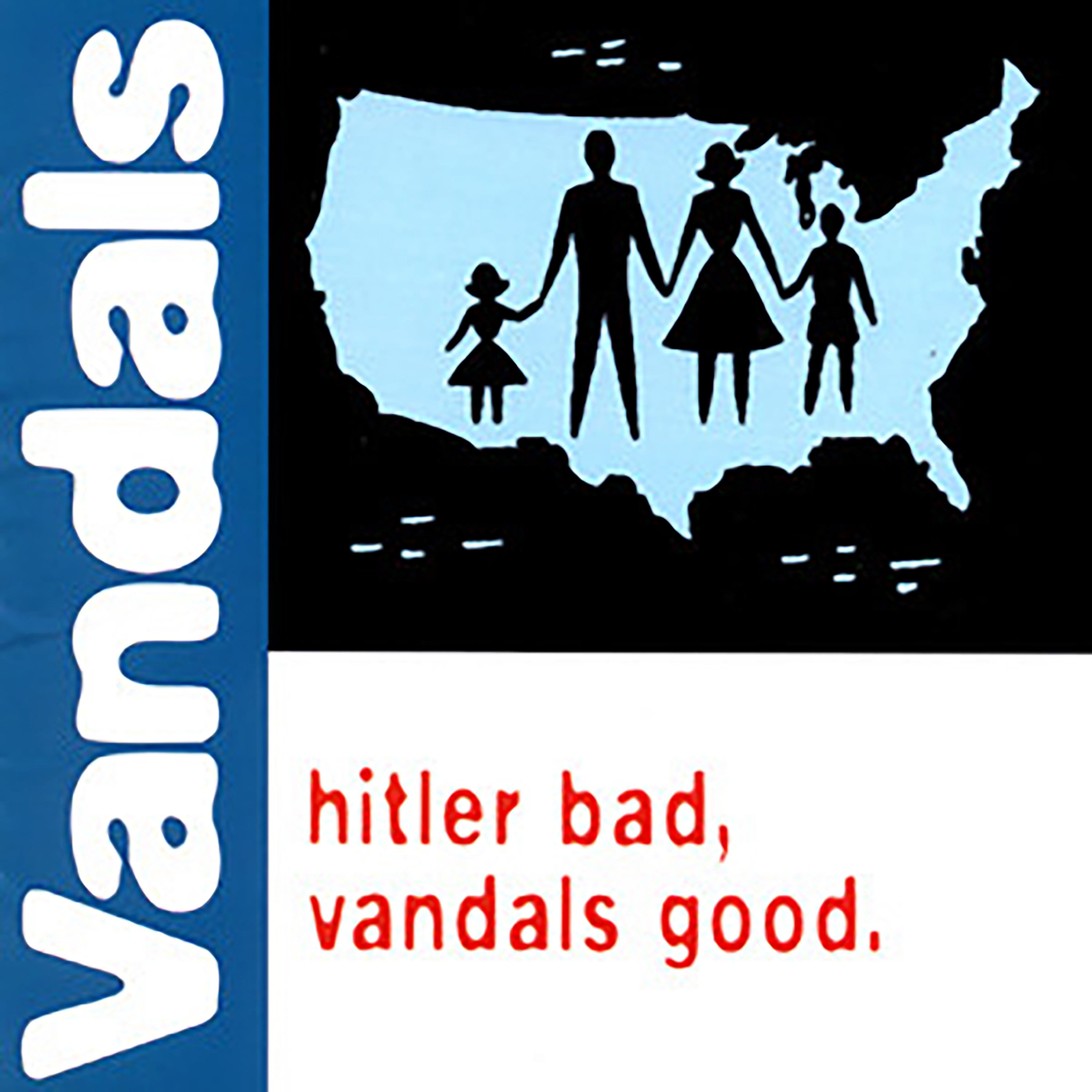 The Vandals Hitler Bad, Vandals Good Limited Translucent Blue w/Heavy White Splatter LP 295360