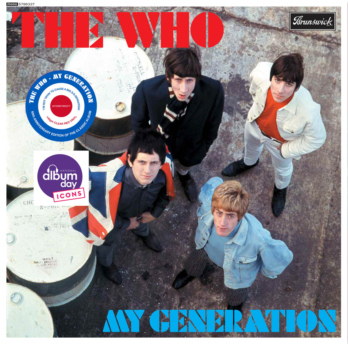 The Who  My Generation - 60th Anniversary Edition Red Vinyl LP 459843
