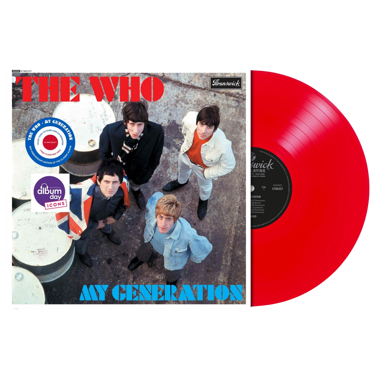 The Who  My Generation - 60th Anniversary Edition Red Vinyl LP 460057