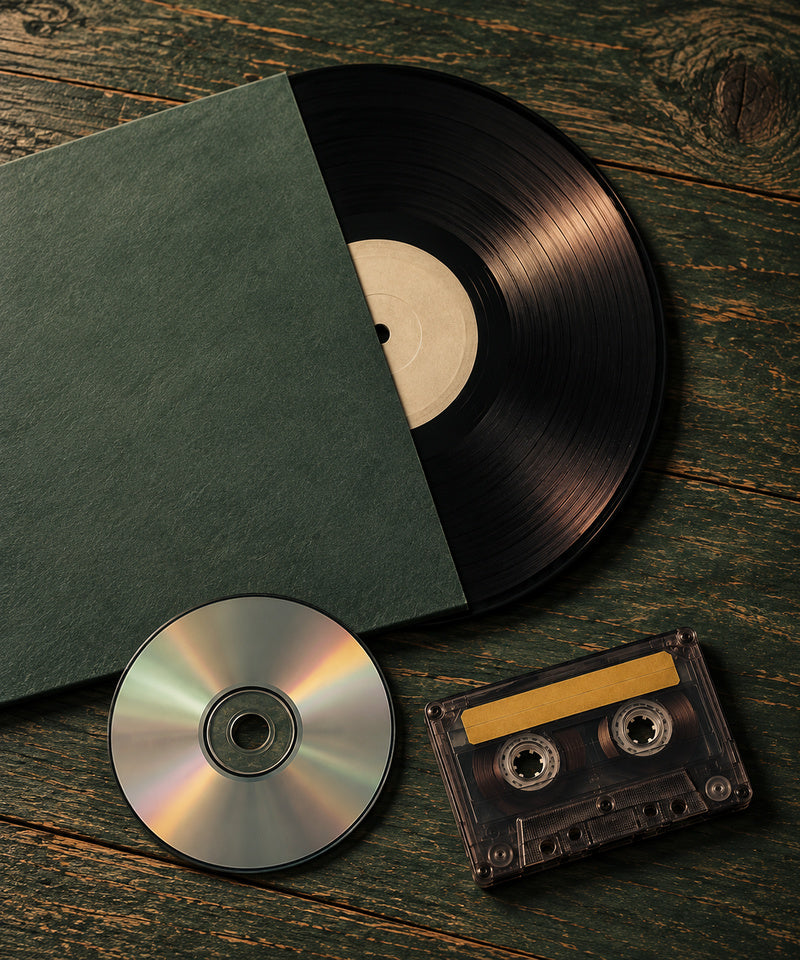 Vinyl, CD & Tape
