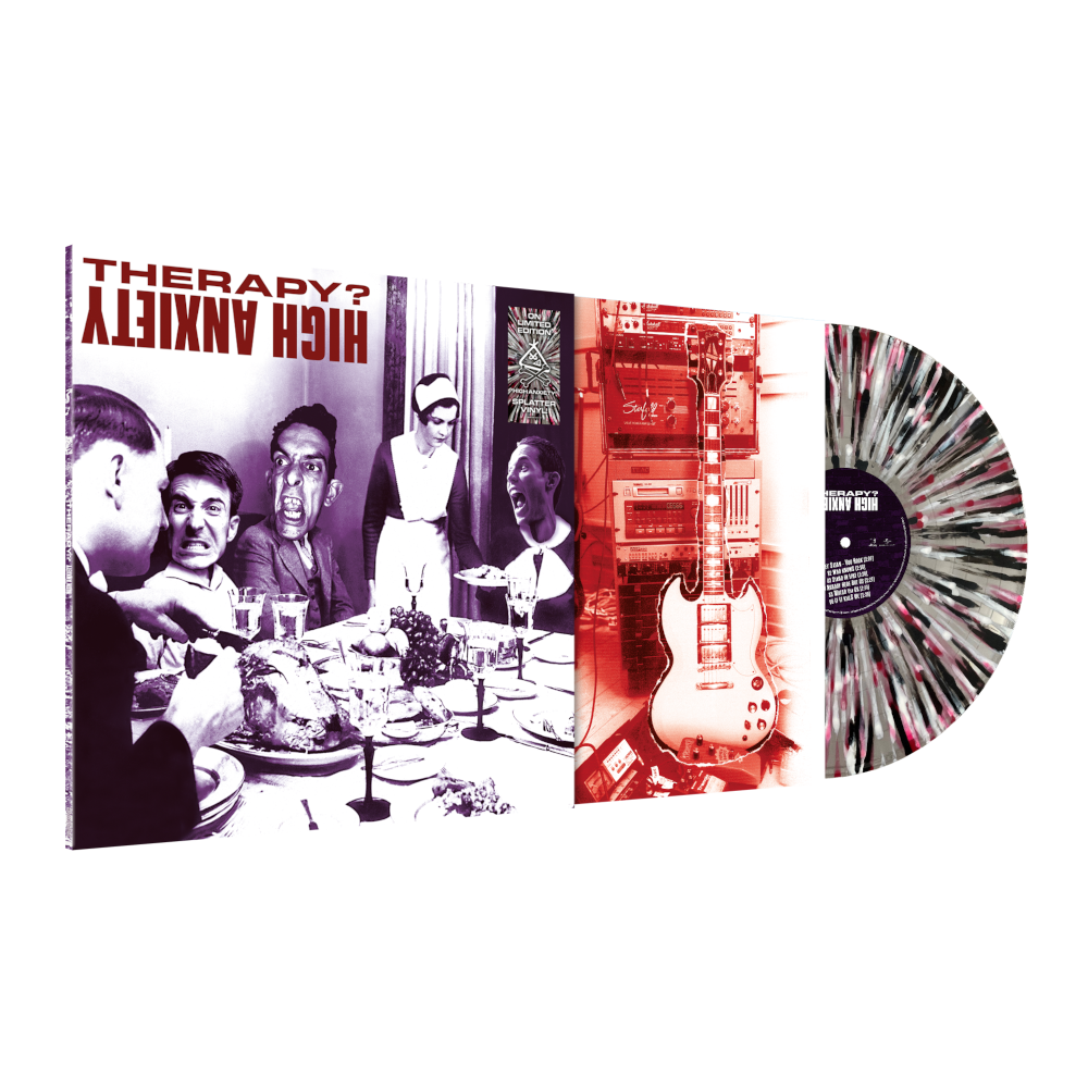 Therapy? HIGH ANXIETY Exclusive Purple/White/Black Splatter Vinyl LP 462353