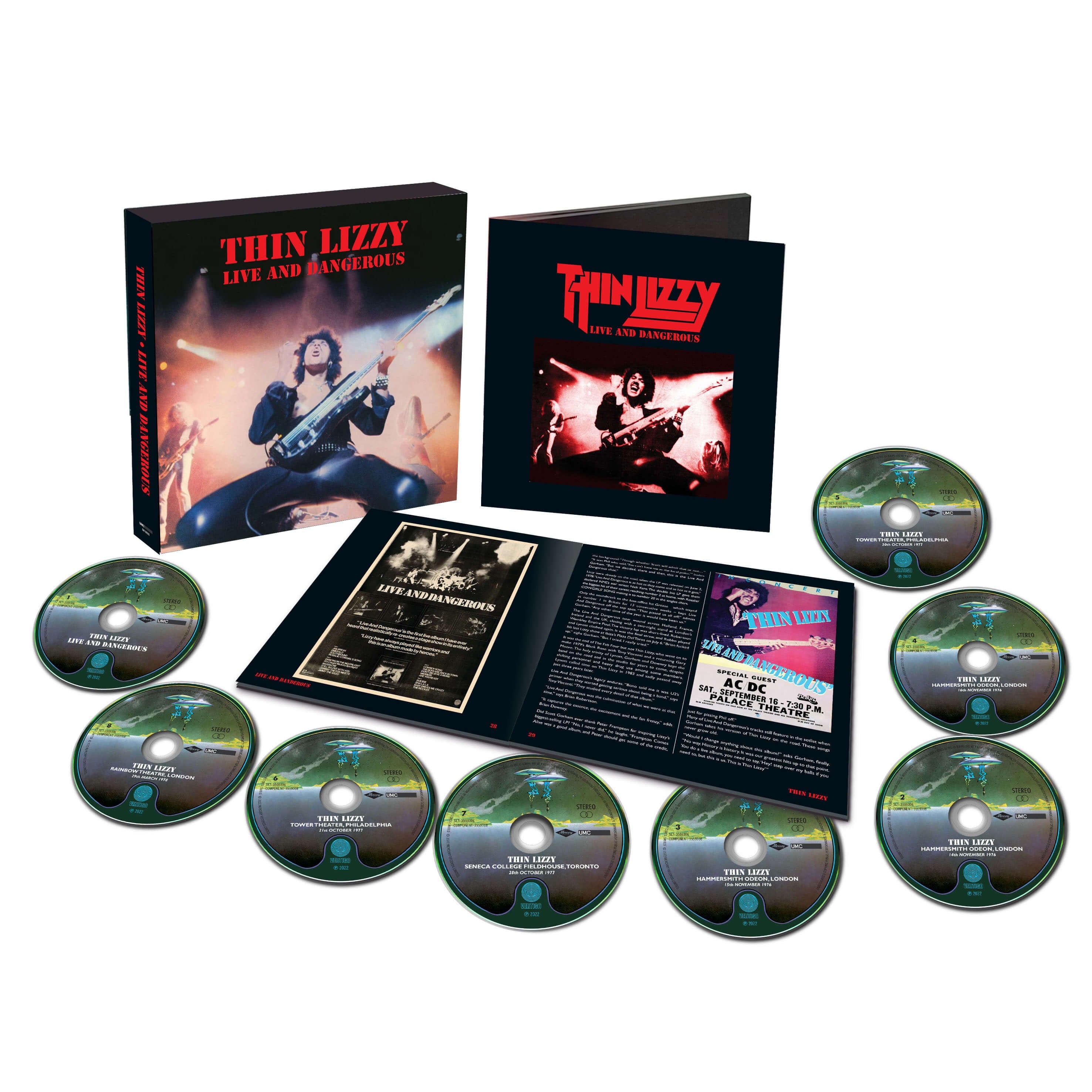 Thin Lizzy Live And Dangerous Limited 8CD Boxset 260143
