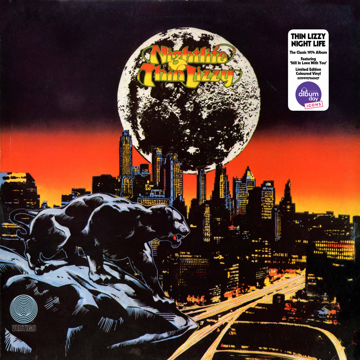 Thin Lizzy Nightlife Orange Vinyl LP 460119