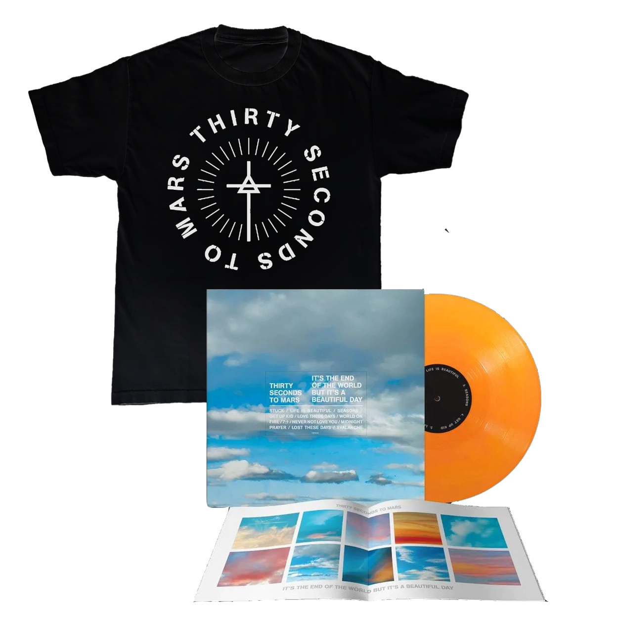 Thirty Seconds To Mars - It’s The End Of The World But It’s A Beautiful Day - Excl. Opaque Orange Vinyl