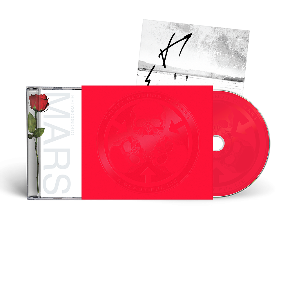 Thirty Seconds To Mars A Beautiful Lie (20th Anniversary Edition) CD + Signed CD Art Card  431785