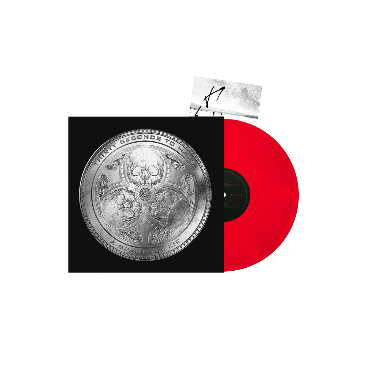 Thirty Seconds To Mars A Beautiful Lie (20th Anniversary Edition) Standard Vinyl LP + Signed CD Art Card 431851