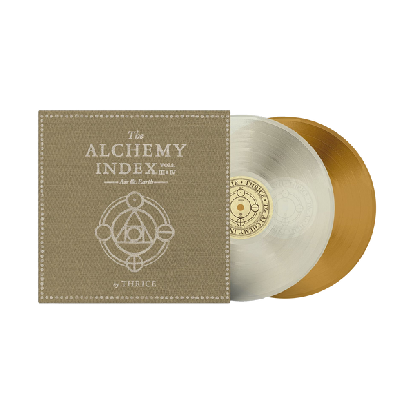 Thrice - The Alchemy Index Vols. III & IV: Air & Earth (milky clear & translucent tan LP)
