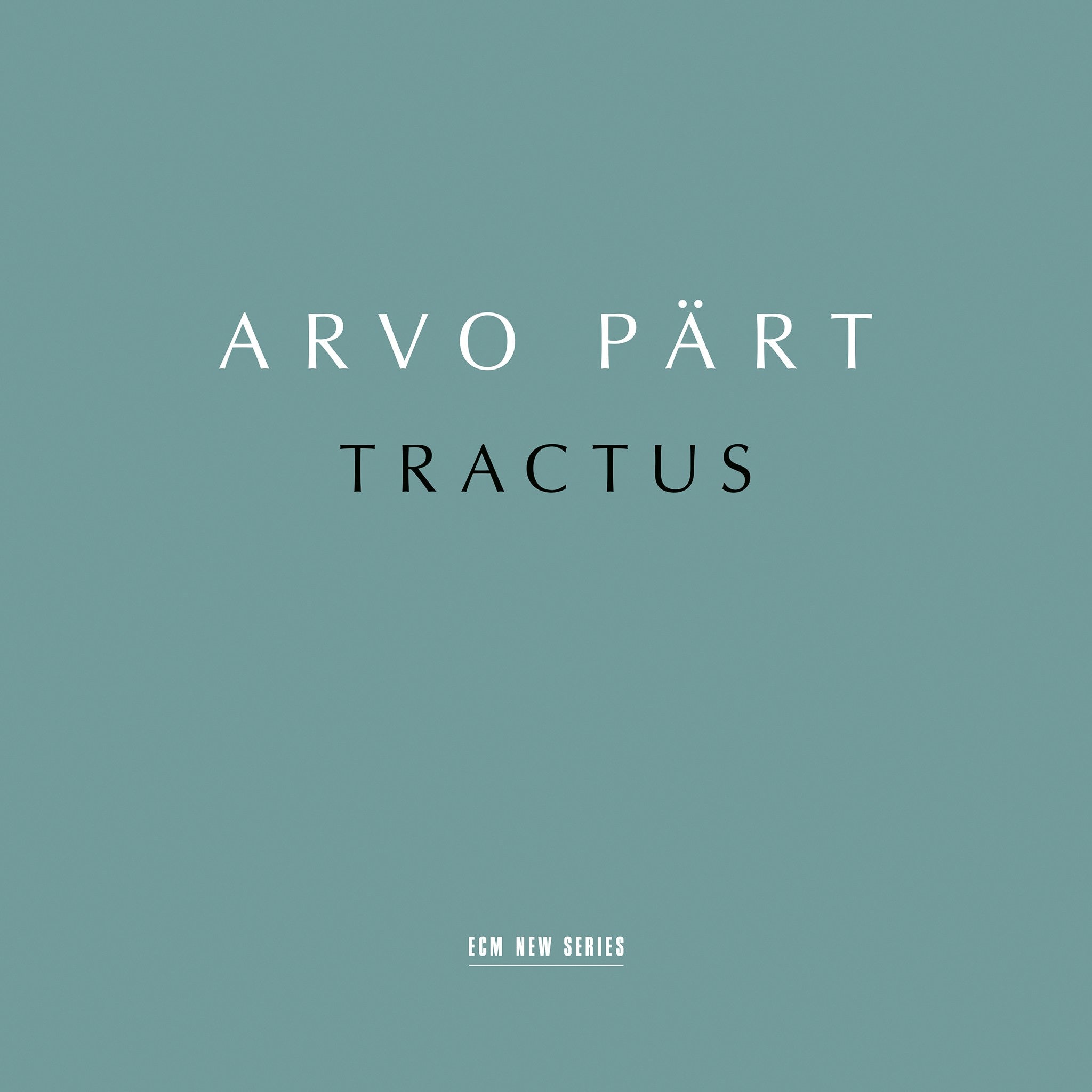 Tõnu Kaljuste Arvo Pärt: Tractus 1CD 416930