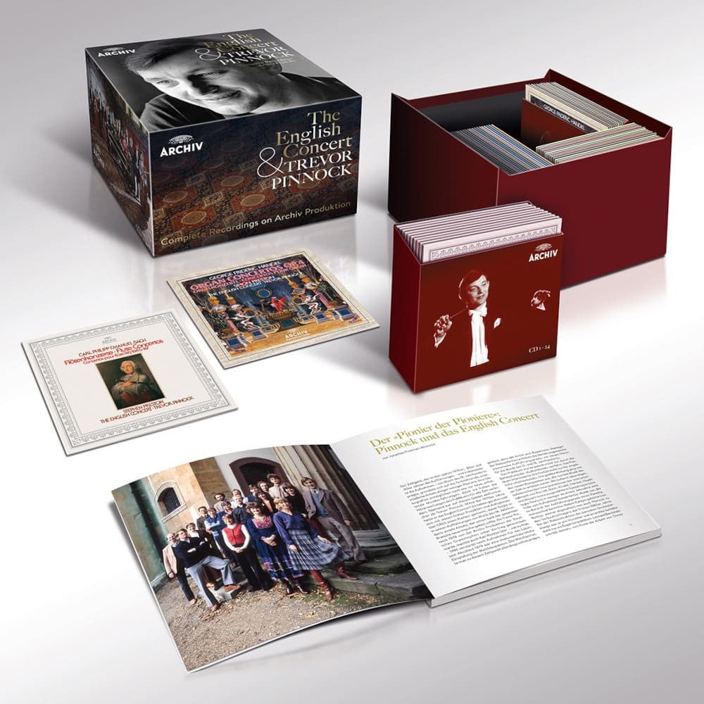 Trevor Pinnock & The English Concert Complete Recordings on Archiv Produktion Limitiertes Boxset (99 CD & 1 DVD) 264182