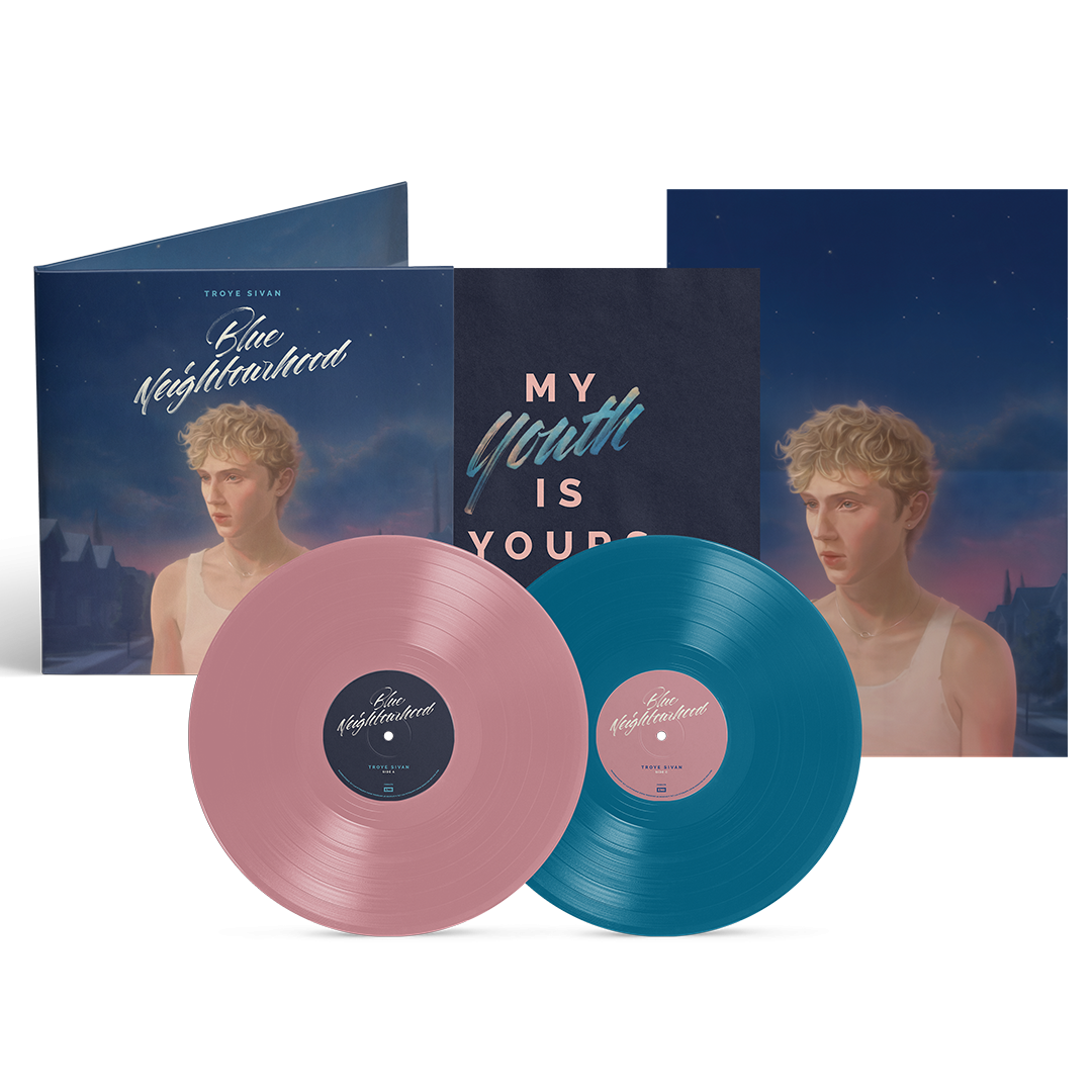 Troye Sivan Blue Neighbourhood - Ten Years On  Limited Edition Blush & Blue 2LP 431220
