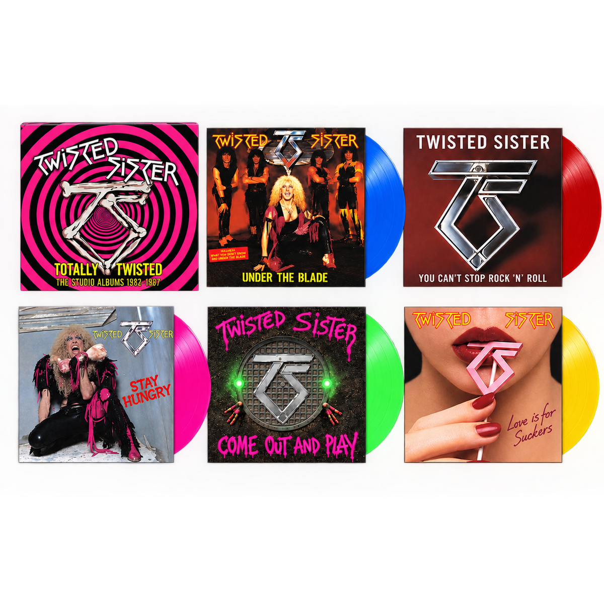 Twisted Sister Totally Twisted - The Studio Albums 1982-1987 Limited Edition LP Boxset 461587
