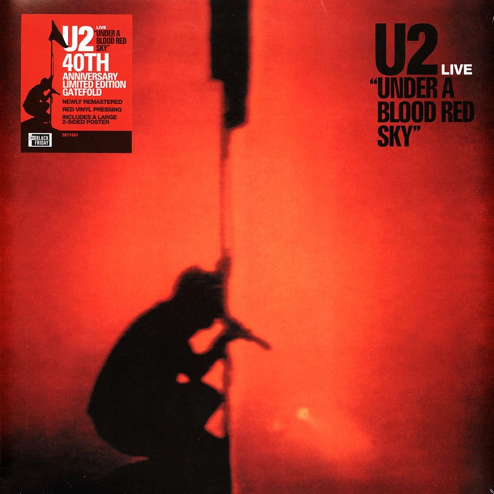U2 UNDER A BLOOD RED SKY 40th Anniversary Red Vinyl - RSD 2023 424990