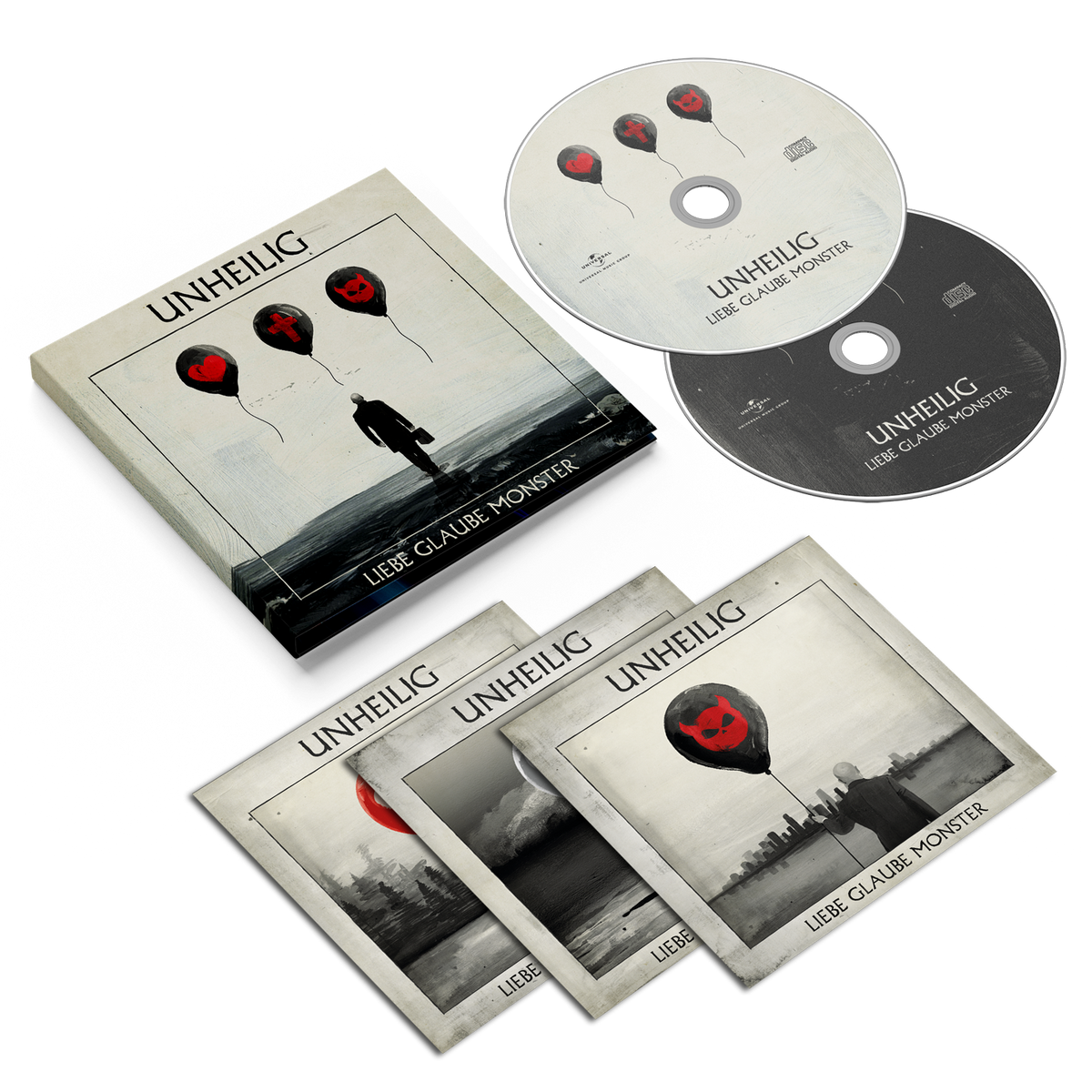 Unheilig Liebe Glaube Monster Deluxe 2CD + Akustik CD + 2 Sitzplatztickets 437599