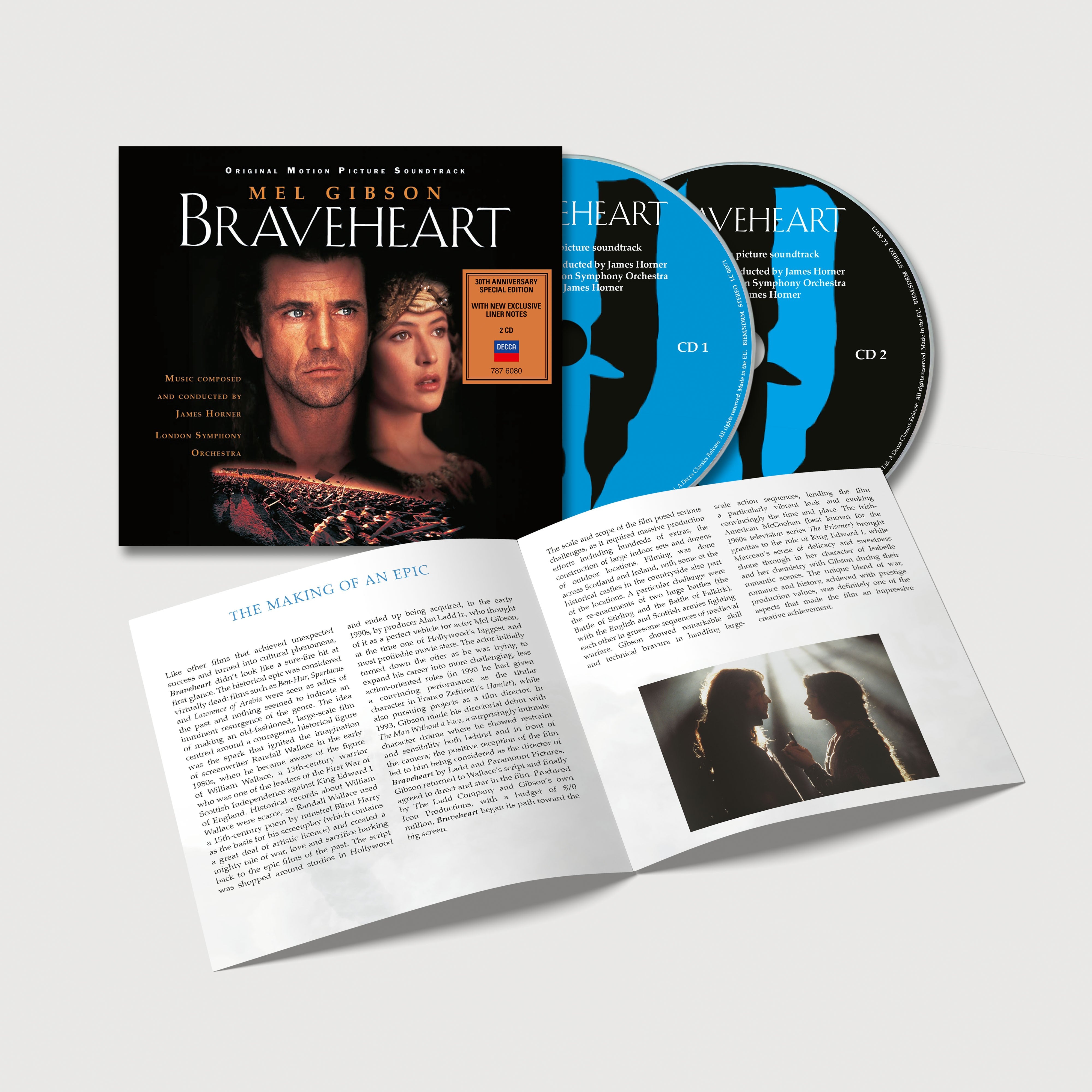 Various Artists Braveheart (30th Anniversary Edition) 2CD 425022