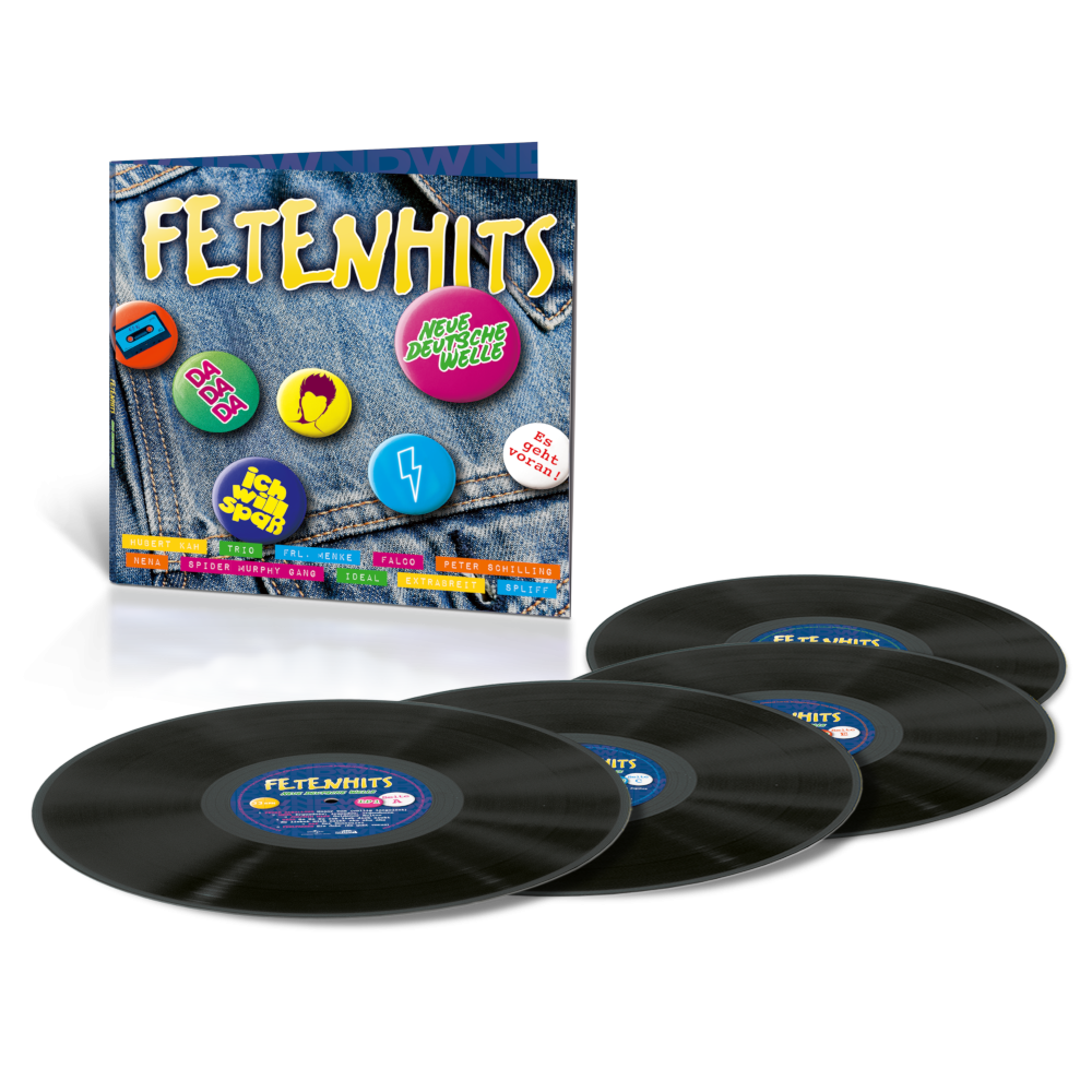 Various Artists Fetenhits - NDW Neue Deutsche Welle Vinyl 4LP 416604
