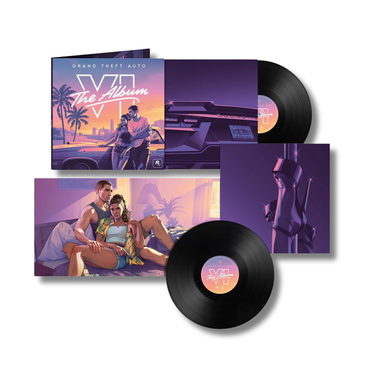 Various Artists Grand Theft Auto VI: The Album Black Vinyl 2LP - Gatefold 460481